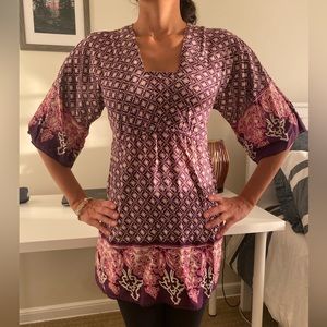 International inspired tunic